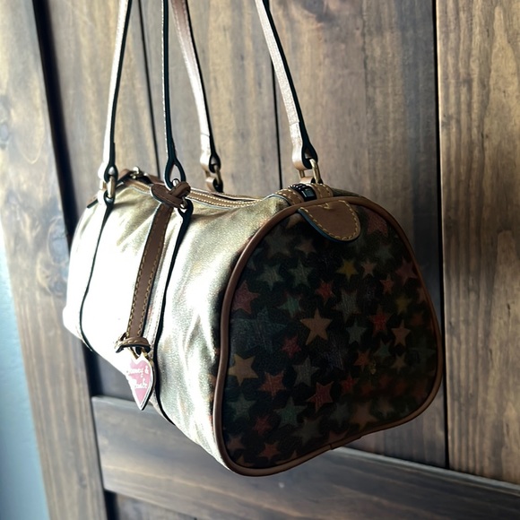 Vintage stars Dooney & Bourke barrel shoulder handbag in black - Picture 14 of 14